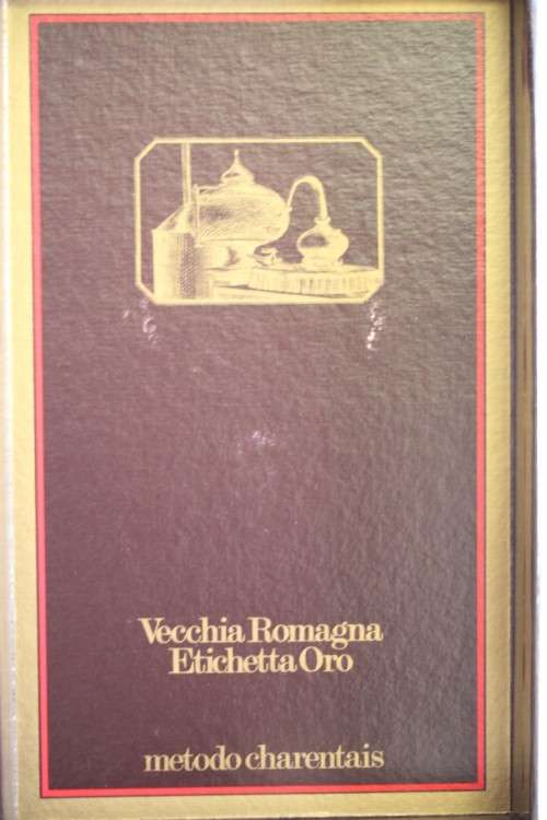 An extremely rare 40-YEAR-OLD Vecchia Romagna sealed bottle of brandy in a wooden box - perfect gift