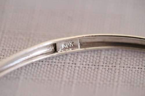 An awesome pair of sterling silver (925) ladies bangles - the perfect gift for someone special