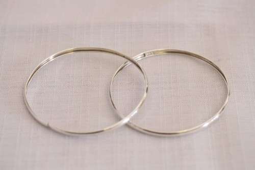 An awesome pair of sterling silver (925) ladies bangles - the perfect gift for someone special