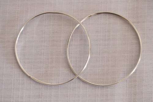 An awesome pair of sterling silver (925) ladies bangles - the perfect gift for someone special