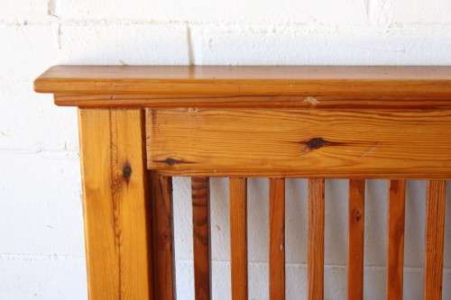 Stunning wall-mountable solid Oregon King Size headboards - perfect for bigger rooms!