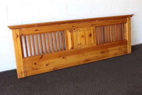 Stunning wall-mountable solid Oregon King Size headboards - perfect for bigger rooms!