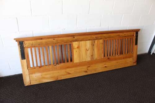 Stunning wall-mountable solid Oregon King Size headboards - perfect for bigger rooms!