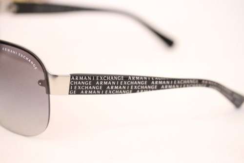 A stunning pair of black Armani Exchange (model AX2007) unisex sunglasses in its original case