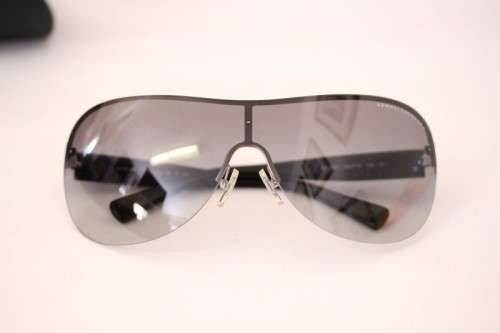 A stunning pair of black Armani Exchange (model AX2007) unisex sunglasses in its original case