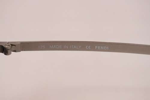 A stunning and stylish original Fendi ladies black and silver sunglasses in its original hard case