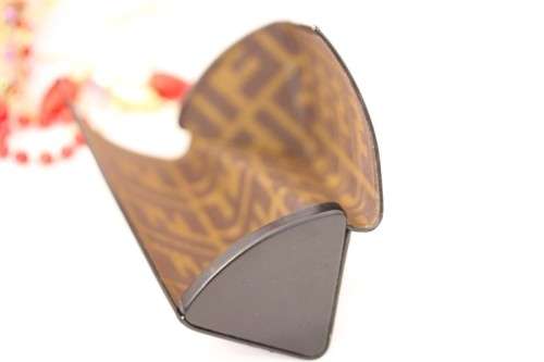 A stunning and stylish original Fendi ladies black and silver sunglasses in its original hard case