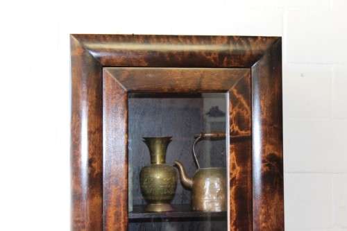 A fantastic Coricraft Arc Collection display cabinet w/ solid brass handles and a modern design -WOW
