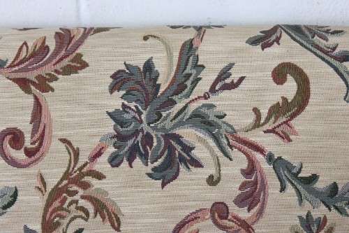 **RS17_Clearance** A beautiful floral upholstered Queen Anne style wing-back lounge suite