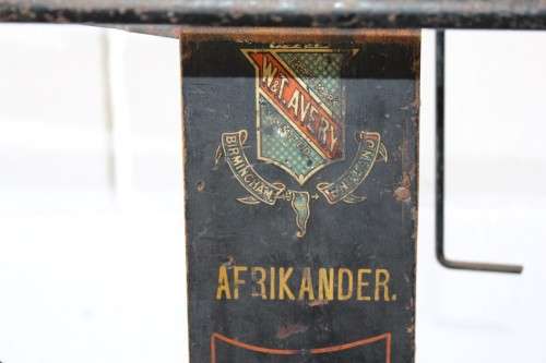 Exceptionally rare antique c1860 Victorian WT Avery Ltd/ SA Scale Co.  "Afrikander" platform scale