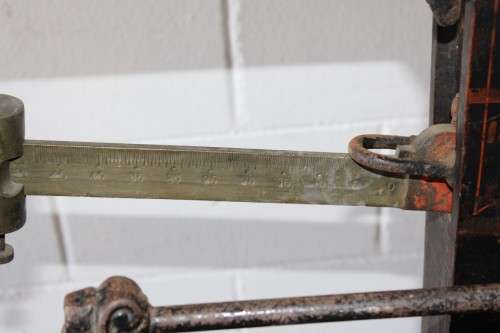 Exceptionally rare antique c1860 Victorian WT Avery Ltd/ SA Scale Co.  "Afrikander" platform scale