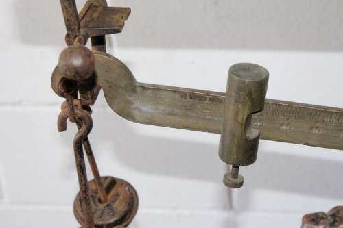 Exceptionally rare antique c1860 Victorian WT Avery Ltd/ SA Scale Co.  "Afrikander" platform scale