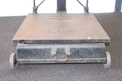 Exceptionally rare antique c1860 Victorian WT Avery Ltd/ SA Scale Co.  "Afrikander" platform scale