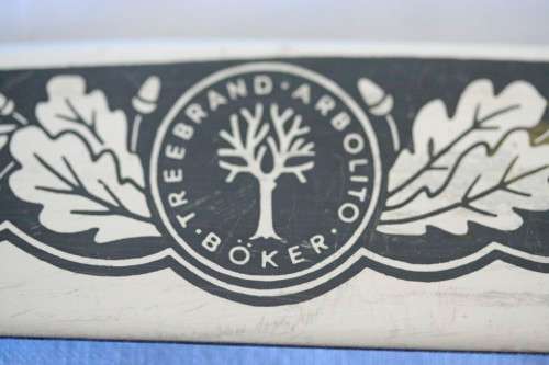 A stunning antique German made H Boker & Co "Tree brand" boxed genuine Antler handle carving set