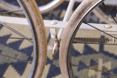 A rare vintage British made Marmet "coach-built" pram with drop-down canopy, foot brake & more