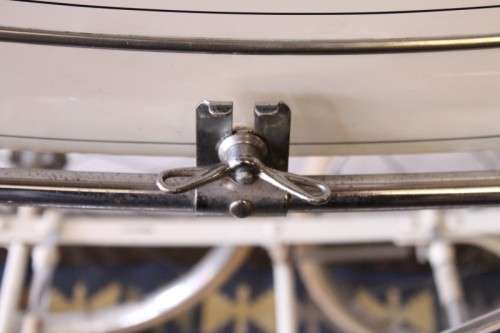 A rare vintage British made Marmet "coach-built" pram with drop-down canopy, foot brake & more