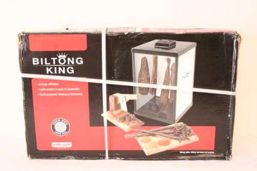 A wonderful Mellerware "Biltong King" home biltong maker in its original box.