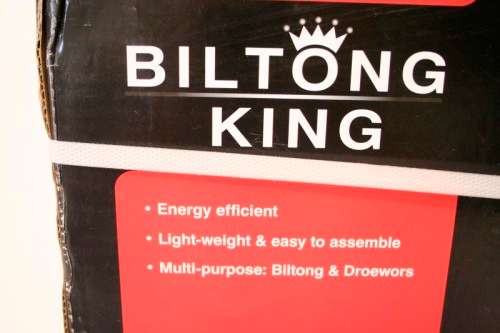 A wonderful Mellerware "Biltong King" home biltong maker in its original box.