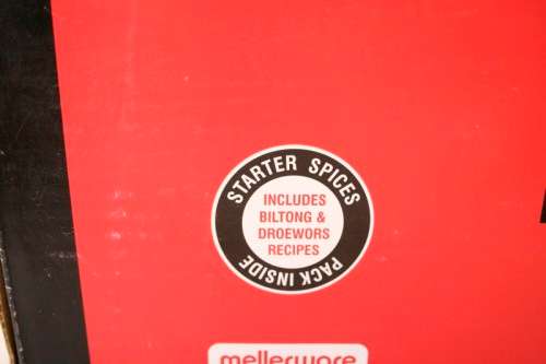 A wonderful Mellerware "Biltong King" home biltong maker in its original box.