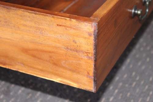A wonderful Balinese Teak entertainment cabinet with fold-back doors and two drawers - stunning!!