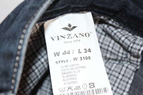 An awesome high quality dark blue Vinzano mens denim jean in excellent condition!