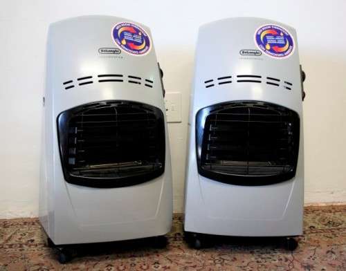 A fabulous De Longhi Thermostatic gas heater w room thermostat. Effective, economical for winter.