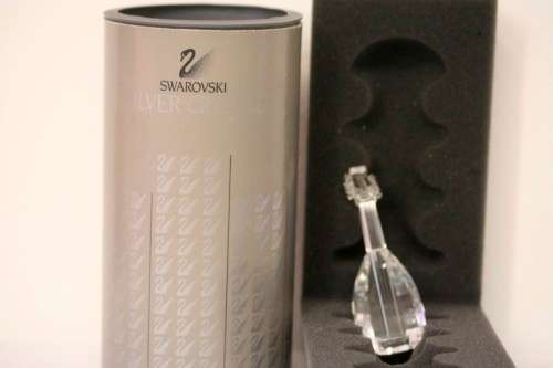 **RS17** A stunning retired Swarovski (No169246) Lute in its original box in superb condition