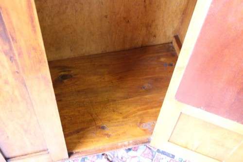 An awesome vintage gentleman's (Jongmans kas) wardrobe w/ a large full-length mirror - stunning!!