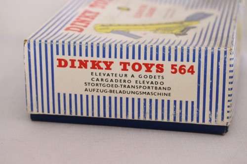 An incredible BOXED original vintage (c1960) Dinky Toys No. 564 blue & yellow Elevator Loader