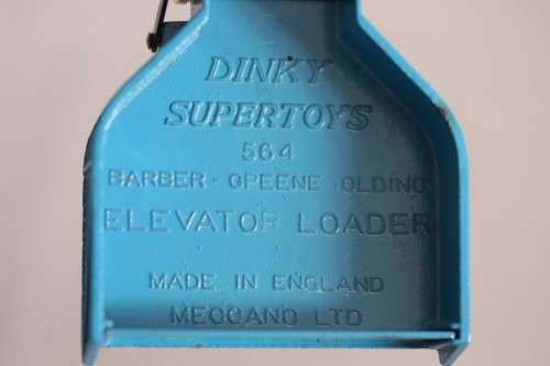 An incredible BOXED original vintage (c1960) Dinky Toys No. 564 blue & yellow Elevator Loader