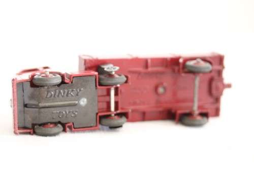 **RS17** An original vintage (c1958) Dinky Toys No. 30W maroon Hindle Smart Helecs die-cast truck