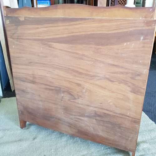 A stunning and spacious teak bookshelf with three shelves - perfect to display collectables as well!