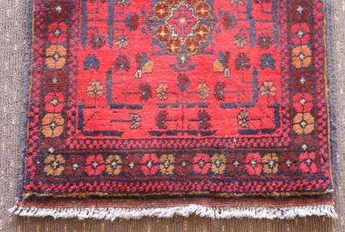 An incredible and beautifully made (154cm x 54cm) Pakistani Bokhara carpet in beautiful condition