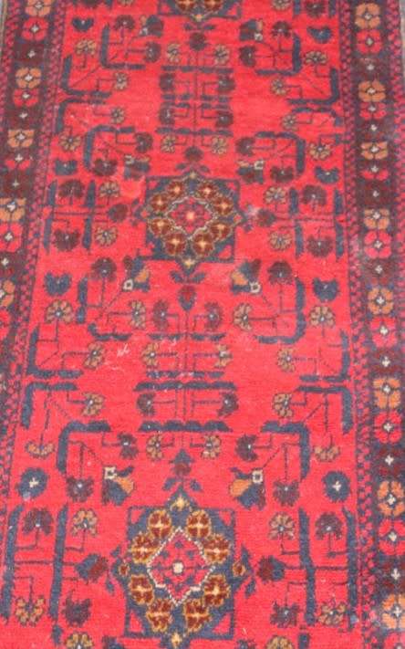 An incredible and beautifully made (154cm x 54cm) Pakistani Bokhara carpet in beautiful condition