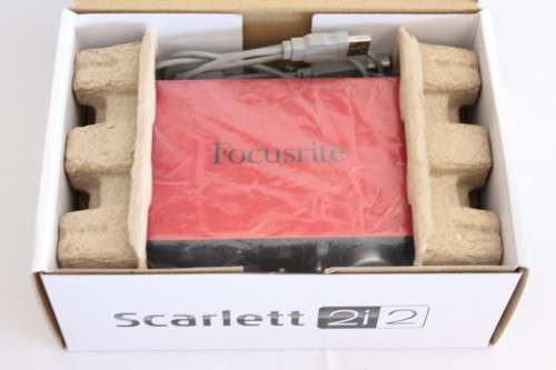 An extremely versatile Focusrite Scarlett 2i2 Gen 2 USB Audio Interface - perfect condition, in box!