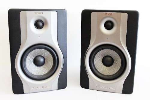 A high end pair of M-Audio BX6 Carbon studio monitors - pristine condition and in the original box!!