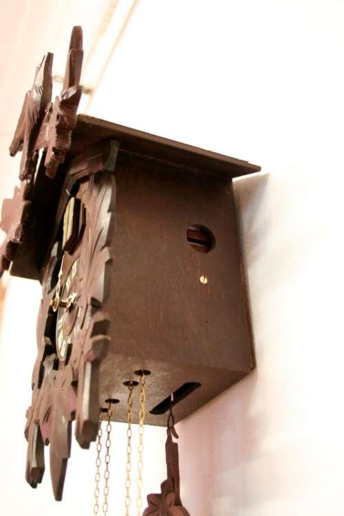 A fabulous rare original vintage hand carved German made 8-day Black Forest cuckoo clock.