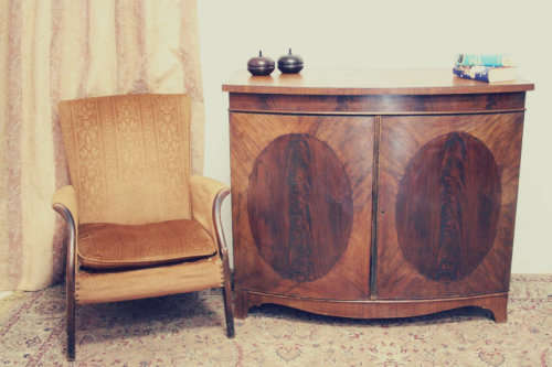 **RS17_Clearance** Rare antique Art Deco Bartholomew and Fletcher of London 2-door cabinet