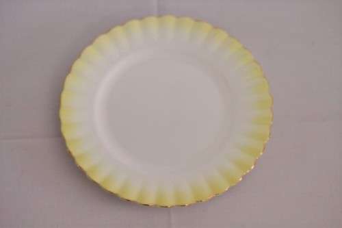 A gorgeous vintage Royal Albert porcelain trio in the beautiful "Rainbow Yellow" pattern