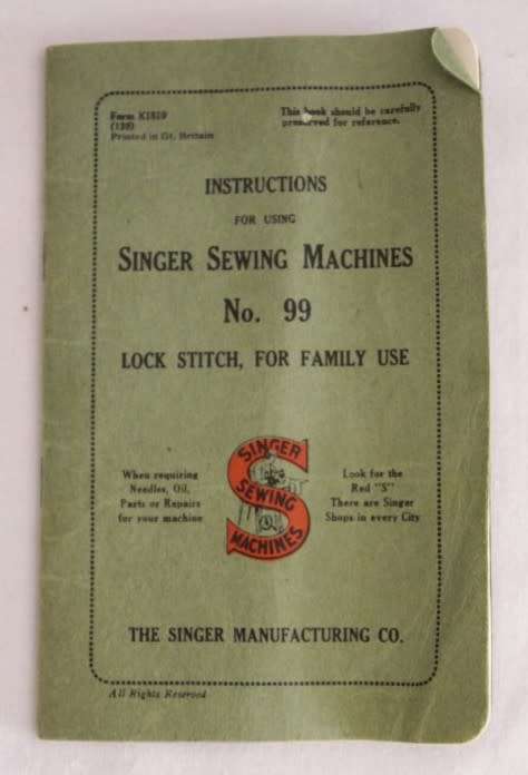A stunning antique 1937 Singer 99K hand-cranked sewing machine w/ loads of accessories & attachments