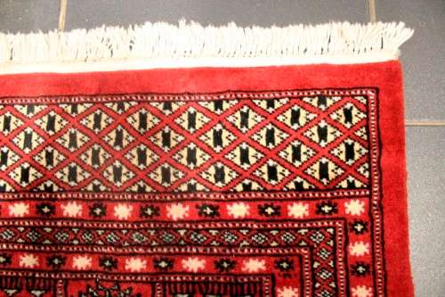 A superb, well made (2.48m x 3.13m) traditional "very soft" Iranian Turkomen Persian carpet