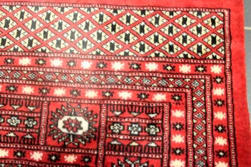 A superb, well made (2.48m x 3.13m) traditional "very soft" Iranian Turkomen Persian carpet