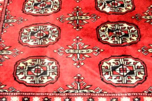 A superb, well made (2.48m x 3.13m) traditional "very soft" Iranian Turkomen Persian carpet