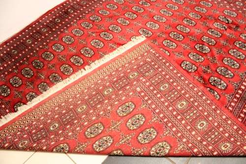 A superb, well made (2.48m x 3.13m) traditional "very soft" Iranian Turkomen Persian carpet