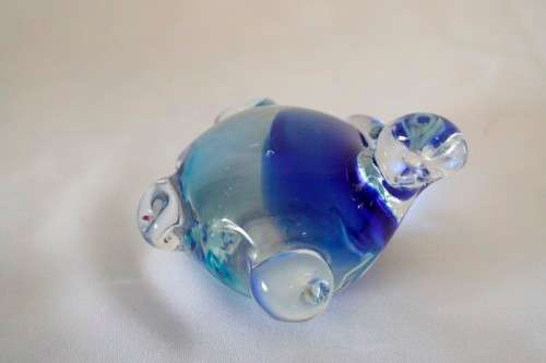 **RS17** Two awesome vintage Italian made "Murano" glass-art decorative "turtles" in great condition
