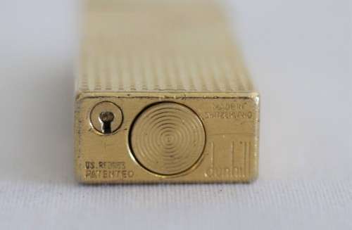 An amazing and well kept original vintage (c1970) "Dunhill" Rollagas (RE24163) gold plated lighter