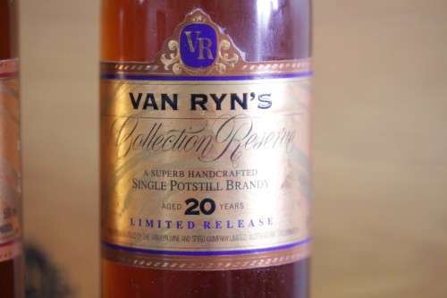 A rare boxed set of Van Ryn's 12, 15 and 20 year old "Collection Reserve" Single Pot-stilled brandy