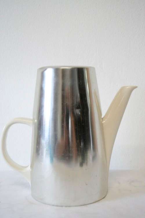 A fabulous German made vintage1960's coffee pot with removable thermal cover.