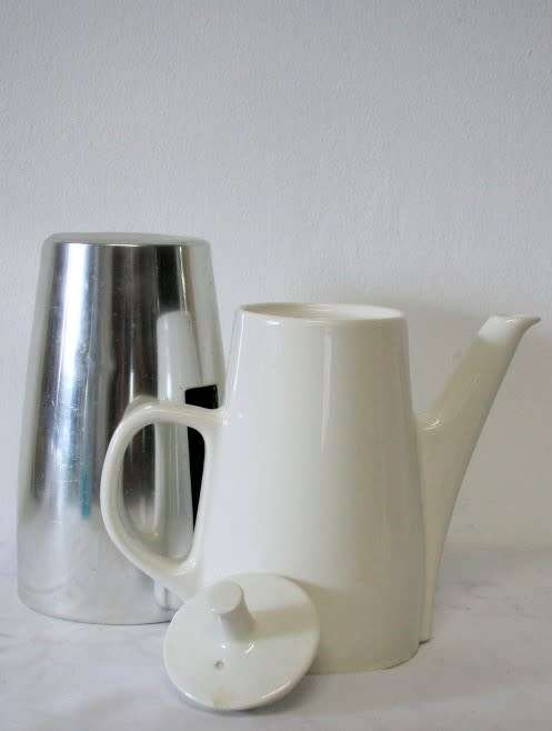 A fabulous German made vintage1960's coffee pot with removable thermal cover.