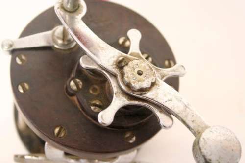 A very high quality vintage (1950's) bakelite "Penn" no 85 made in the USA salt water reel.